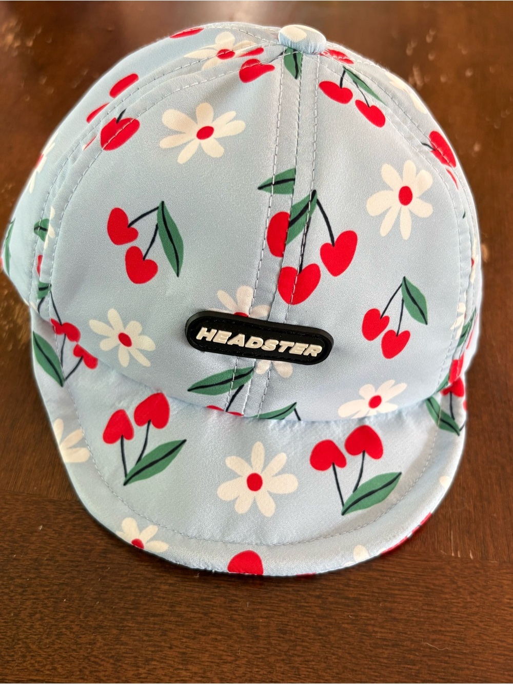 Baby headster Cherry Floral Cap - Light Blue